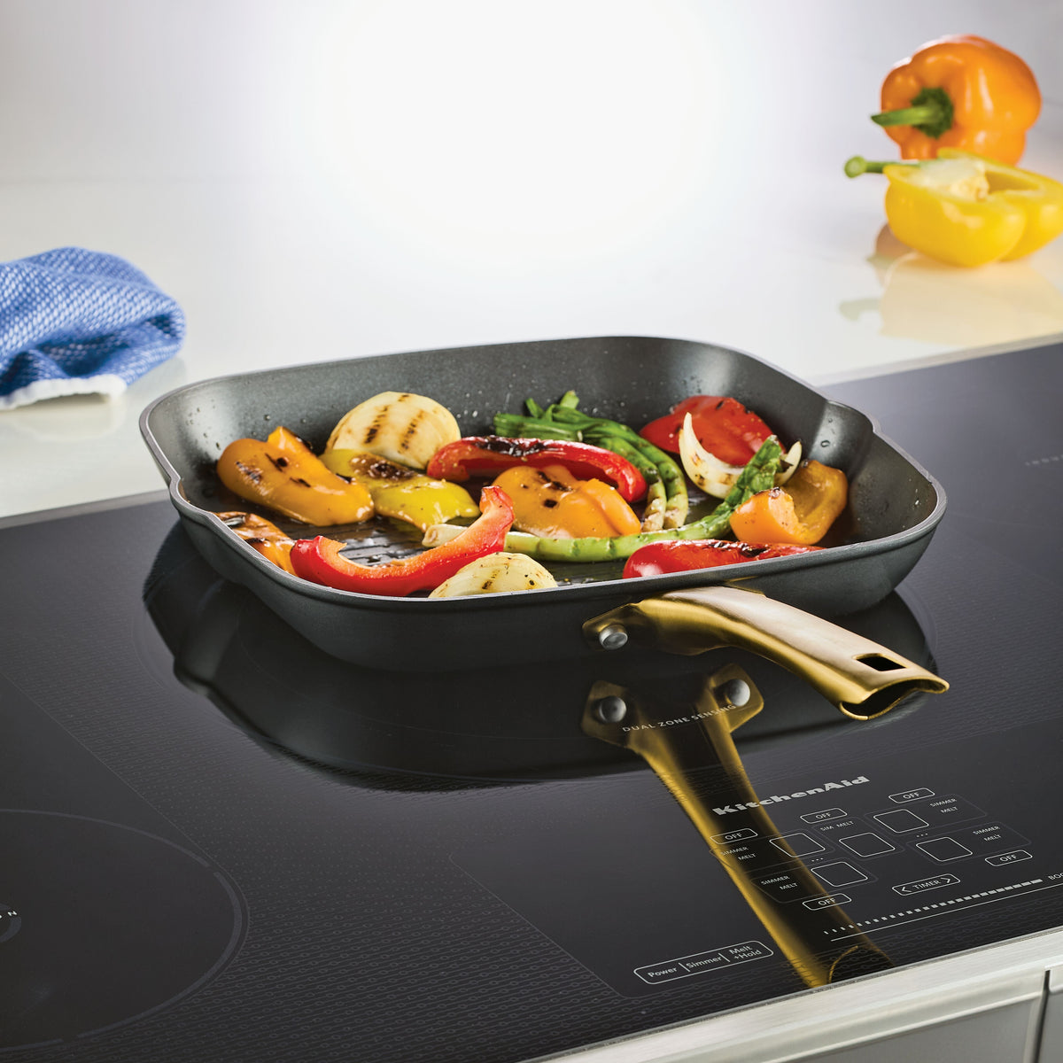 Forged Induction Ceramic Nonstick 11-Inch Square Grill Pan