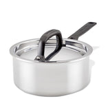 5-Ply Clad Stainless Steel Induction Sauce Pan
