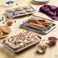 Advanced Bakeware 4-Piece Toaster Oven Nonstick Bakeware Set
