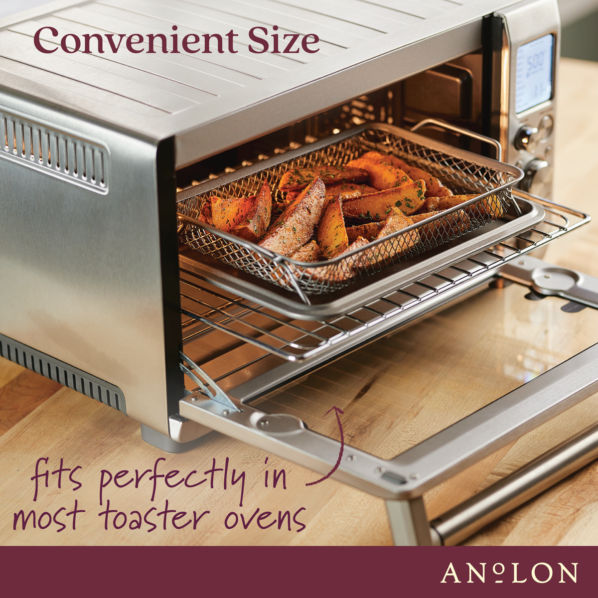 Advanced Bakeware 4-Piece Toaster Oven Nonstick Bakeware Set