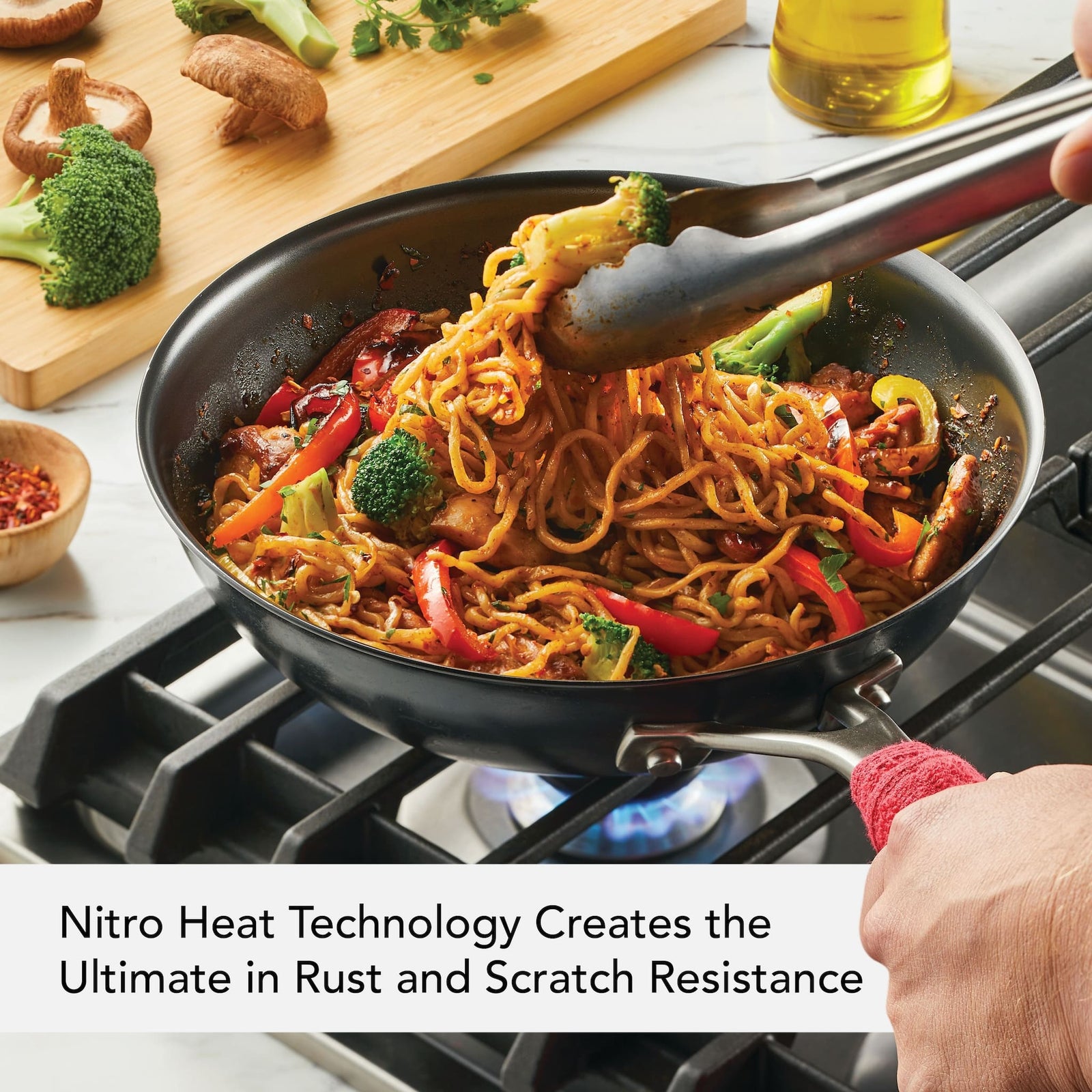 NITRO Carbon Steel 10-Inch Stir Fry Pan – PotsandPans