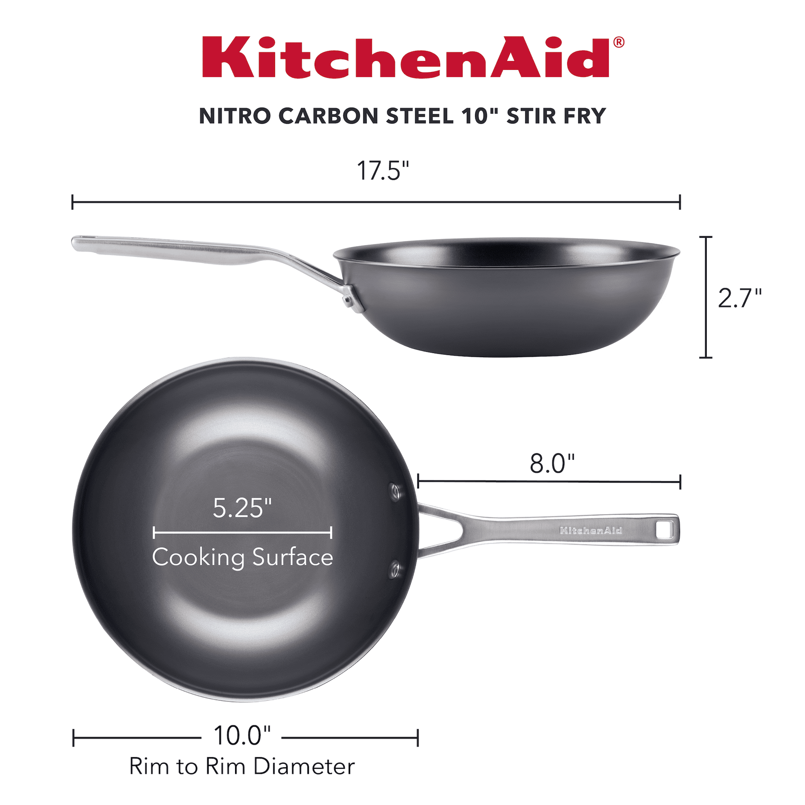 NITRO Carbon Steel 10-Inch Stir Fry Pan – PotsandPans