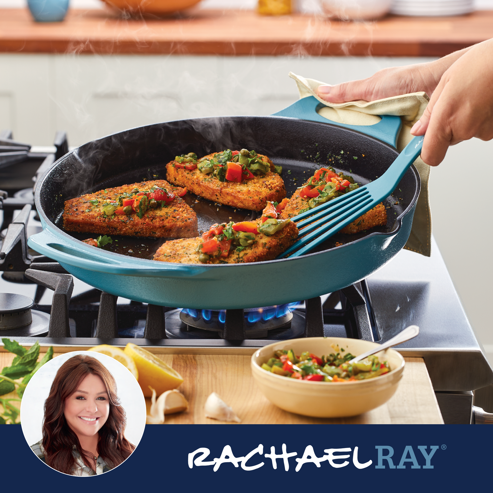 14-Inch NITRO Cast Iron Skillet With Side Handles – PotsandPans