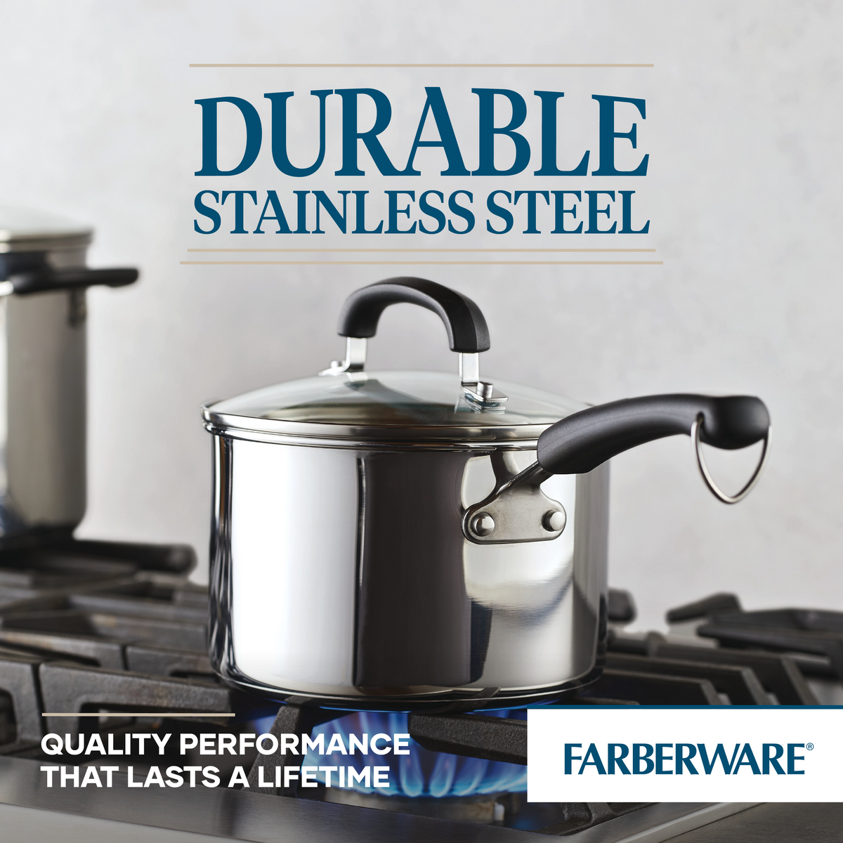 Brilliance 3-Quart Stainless Steel Saucepan