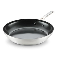 Stainless Steel 3-Ply Base Ceramic Nonstick 12-Inch Frying Pan
