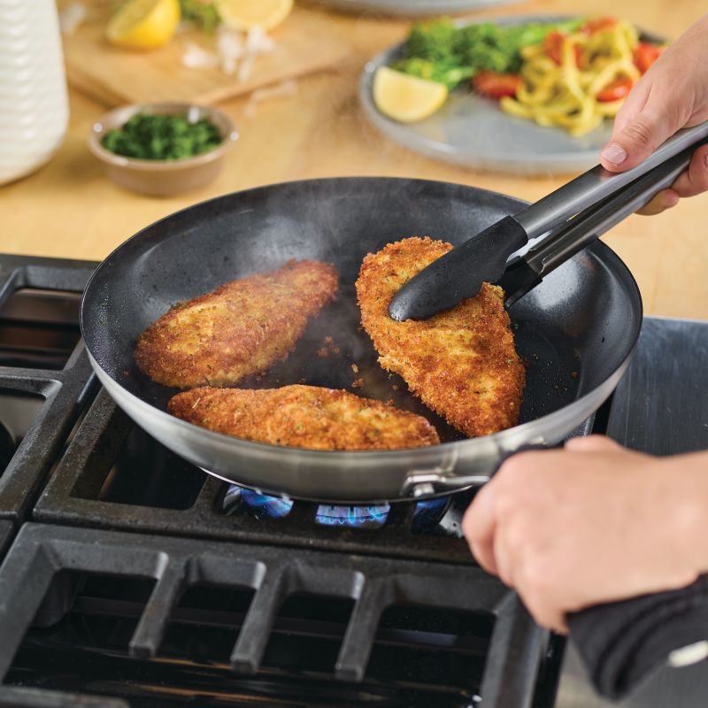Stainless Steel 3-Ply Base Ceramic Nonstick 12-Inch Frying Pan