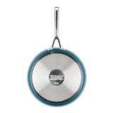 Color-Finished Stainless Steel 3-Ply Base 11-Piece Cookware Set