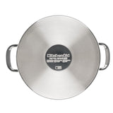 Color-Finished Stainless Steel 3-Ply Base 8-Quart Stockpot