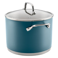 Color-Finished Stainless Steel 3-Ply Base 8-Quart Stockpot