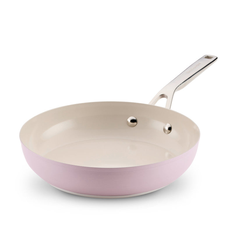 Color-Finished Stainless Steel 3-Ply Base Ceramic Nonstick 9.5-Inch Frying Pan