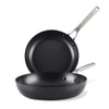2-Piece Hard Anodized Induction Frying Pan Set