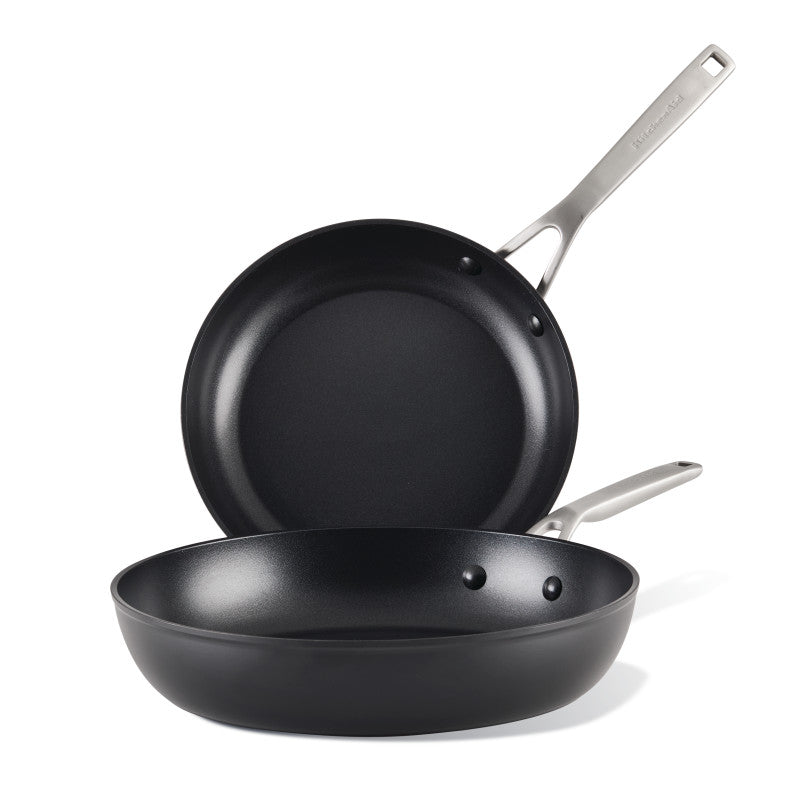 2-Piece Hard Anodized Induction Frying Pan Set