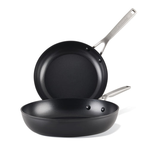 2-Piece Hard Anodized Induction Frying Pan Set