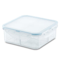Tritan Airtight 29-oz Divided Square Container