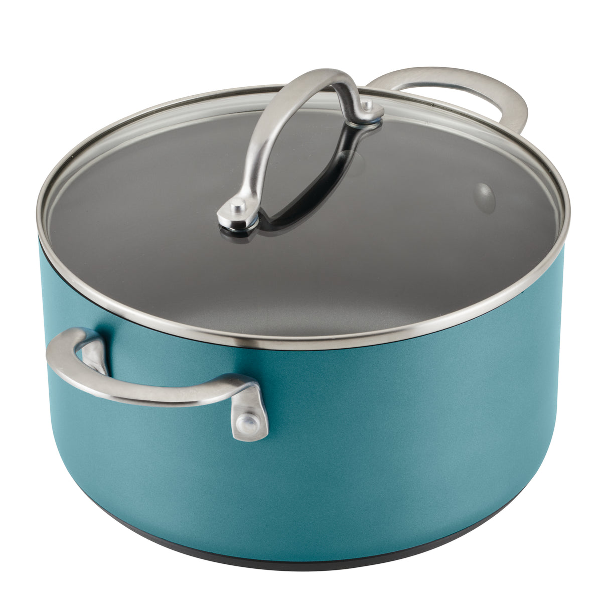 9-Piece Hard Anodized Nonstick Cookware | Teal