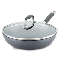 Moonstone 12-inch ultimate stir fry pan with glass lid