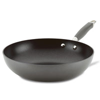Moonstone 12-inch nonstick stir fry pan with a gray handle