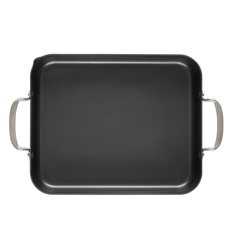 Hard-Anodized Roaster with Removable Nonstick Rack