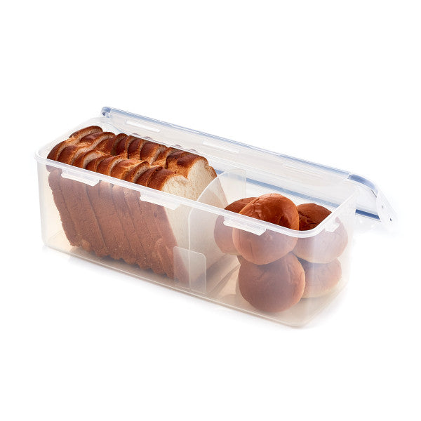 Bread Box with Divider and Airtight Lid
