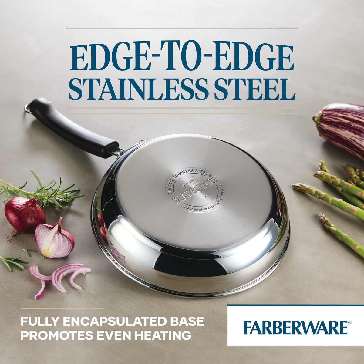 Brilliance 10-Inch Stainless Steel Frying Pan
