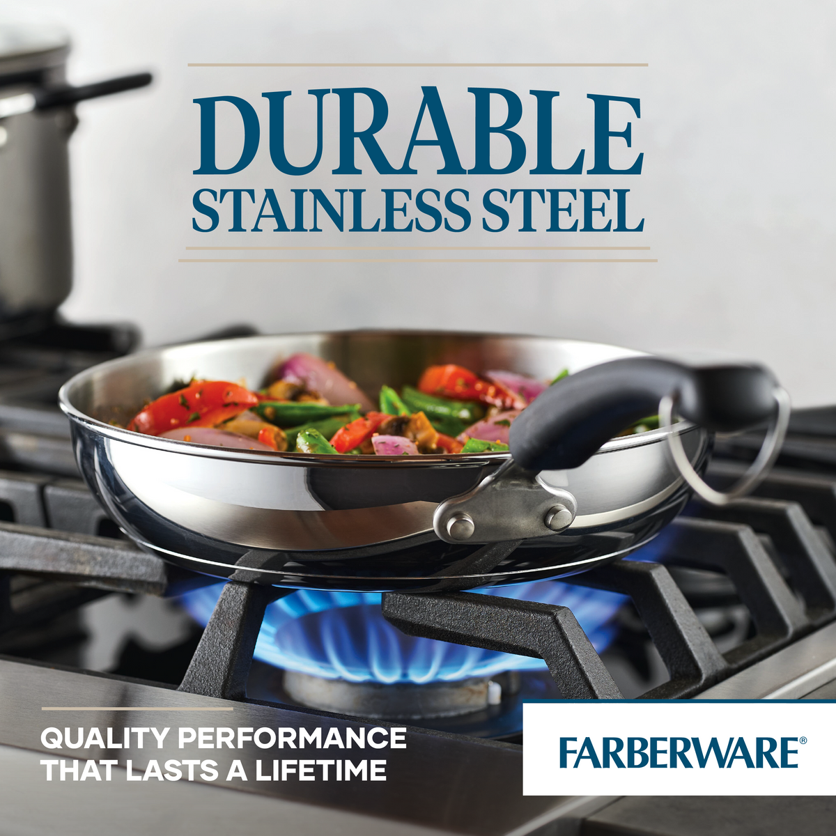 Brilliance 10-Inch Stainless Steel Frying Pan