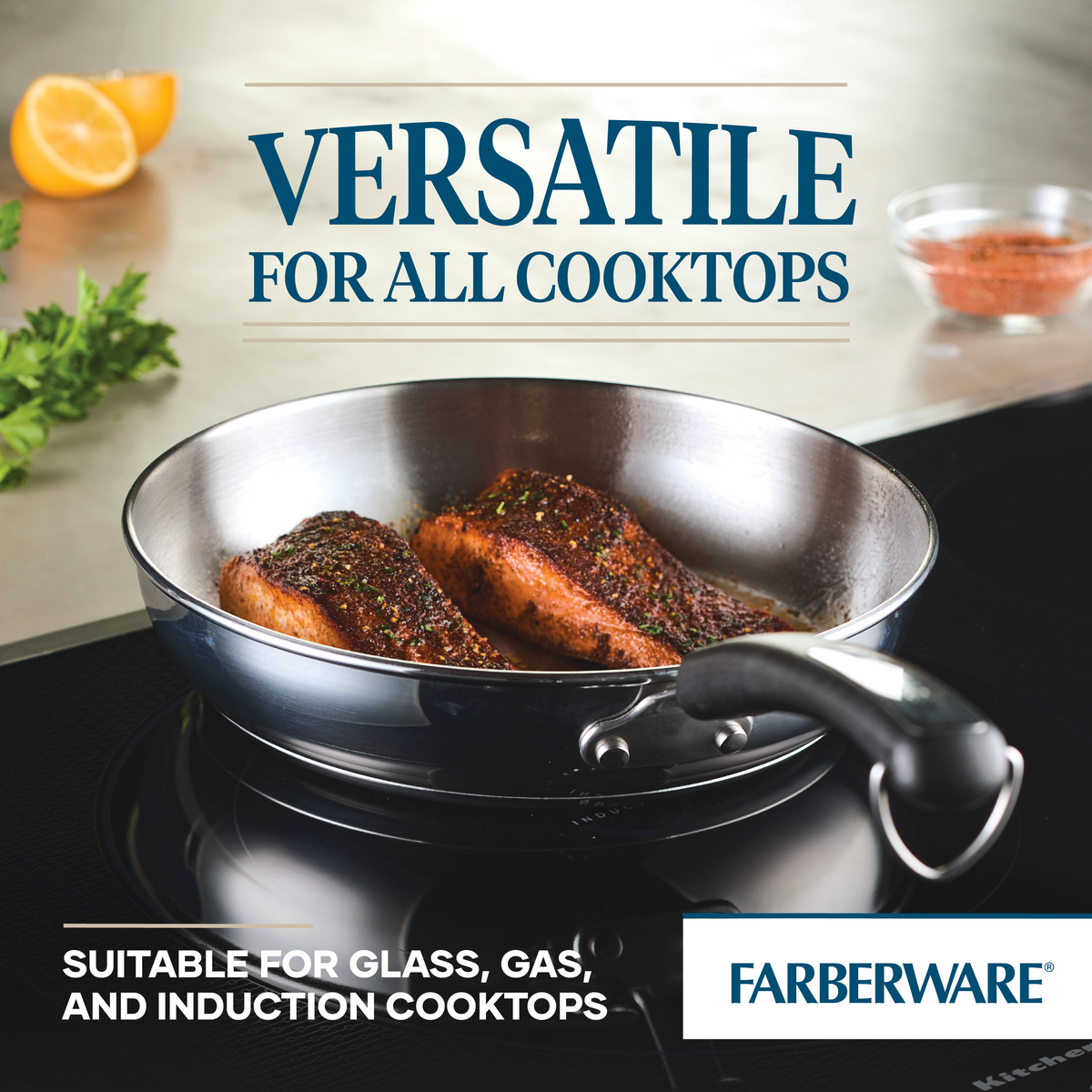 Brilliance 10-Inch Stainless Steel Frying Pan