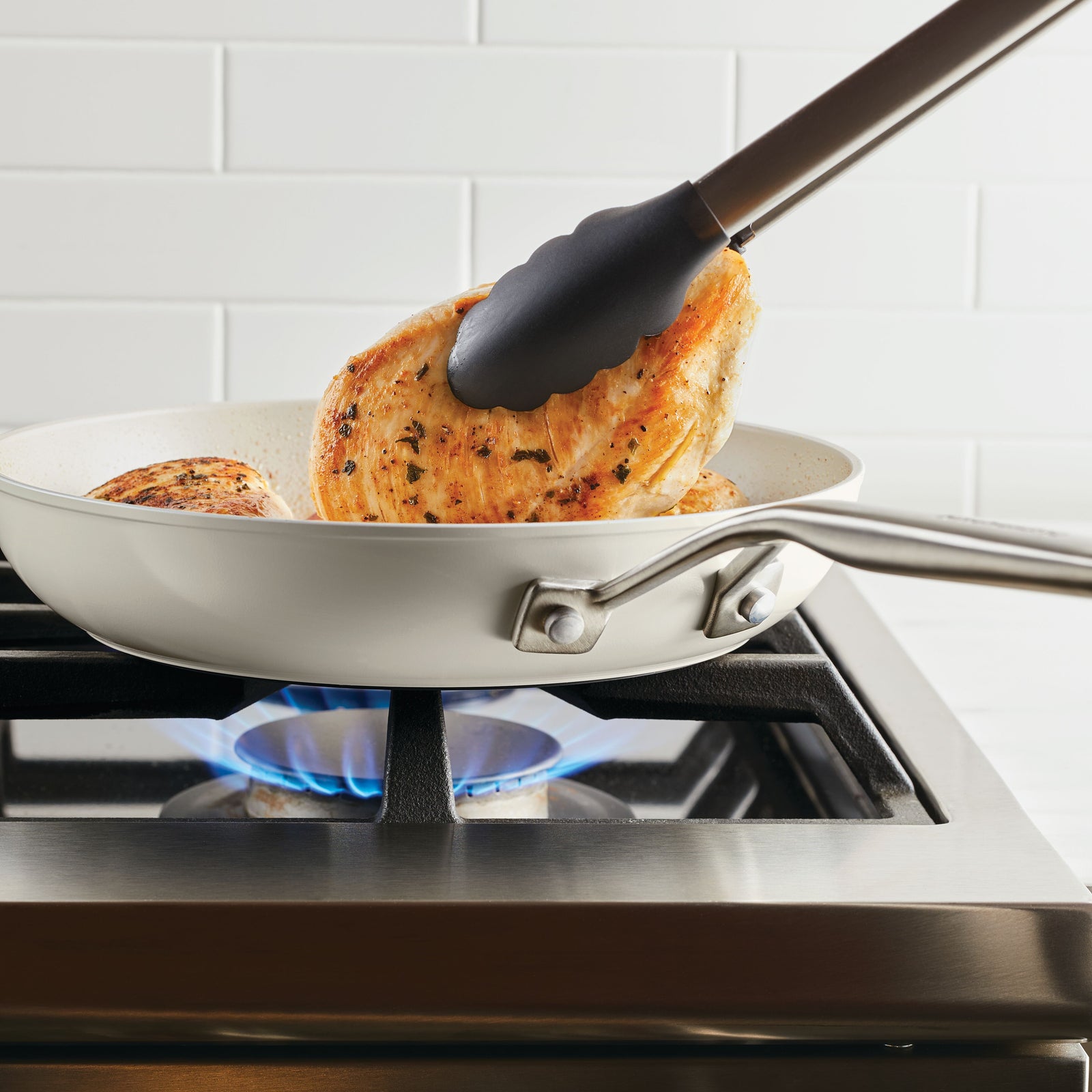TKS POT 【蓄光】グローホワイト　3個セット 12-Piece Hard Anodized Ceramic Nonstick Cookware Set – PotsandPans