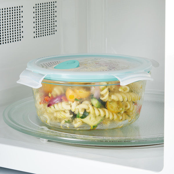 Vent Lid Glass 4-Piece 22-Oz Food Storage Container Set