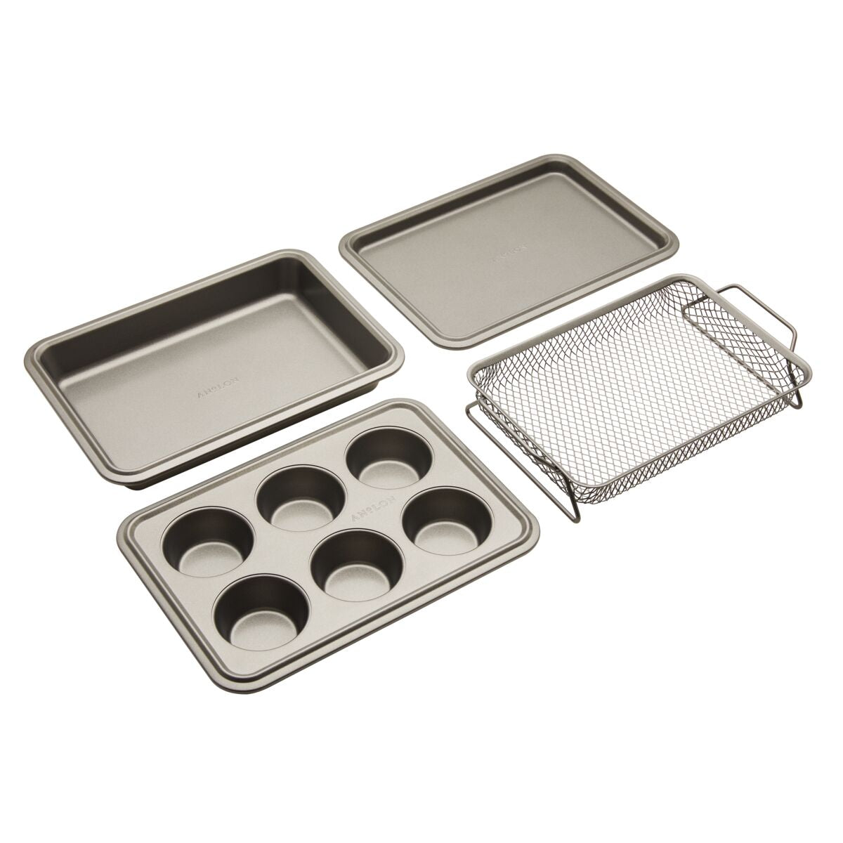 Advanced Bakeware 4-Piece Toaster Oven Nonstick Bakeware Set