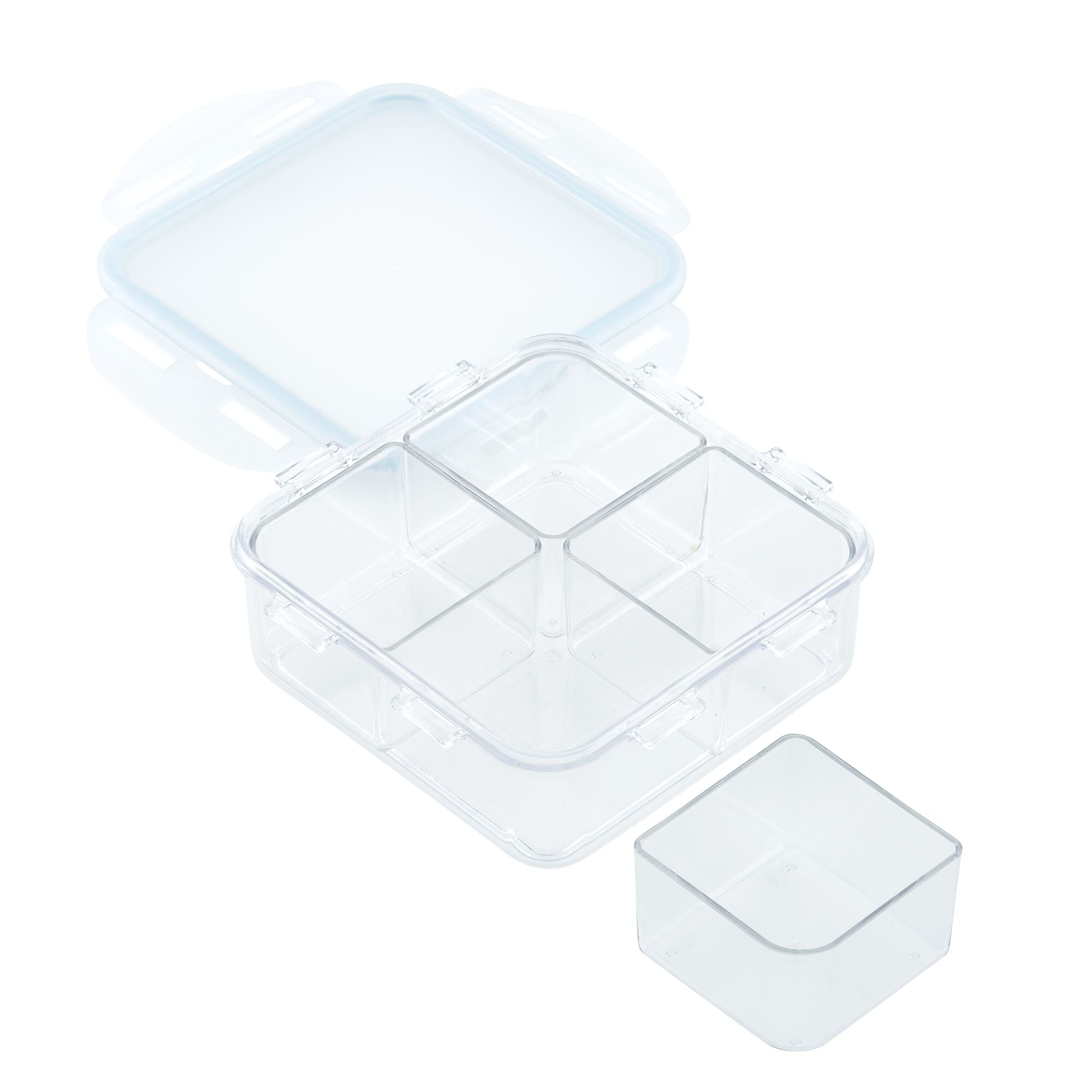 Tritan Airtight 29-oz Divided Square Container – PotsandPans