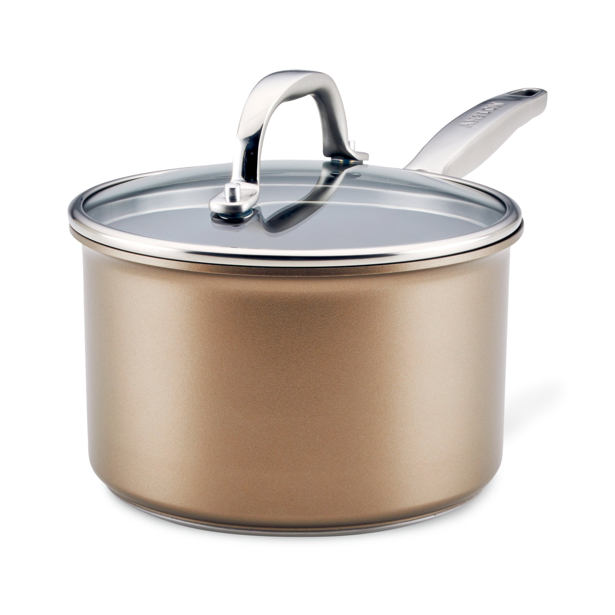 Ascend 3-Quart Hard Anodized Nonstick Saucepan with Lid