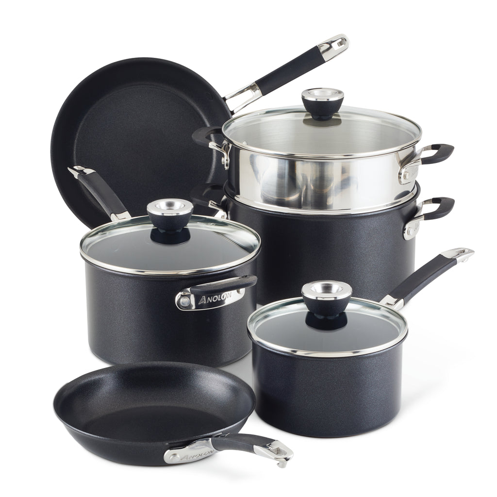 Smartspace Cookware SmartStack 9-Piece Cookware Set – PotsandPans