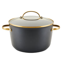 Forged Induction 6-Quart Ceramic Nonstick Stockpot with Lid
