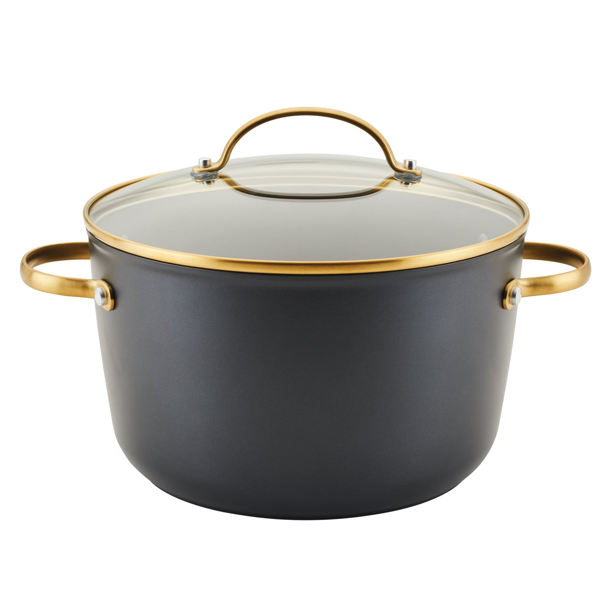 Forged Induction 6-Quart Ceramic Nonstick Stockpot with Lid