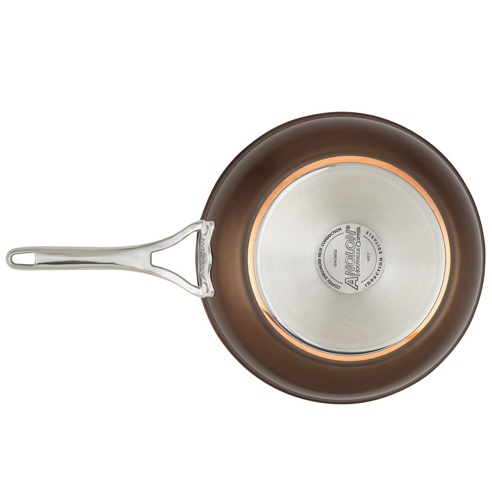 新品 Anolon Nouvelle Copper 片手、両手鍋22cm Anolon Nouvelle Copper 片手、両手鍋22cm （YAMATO テーブル