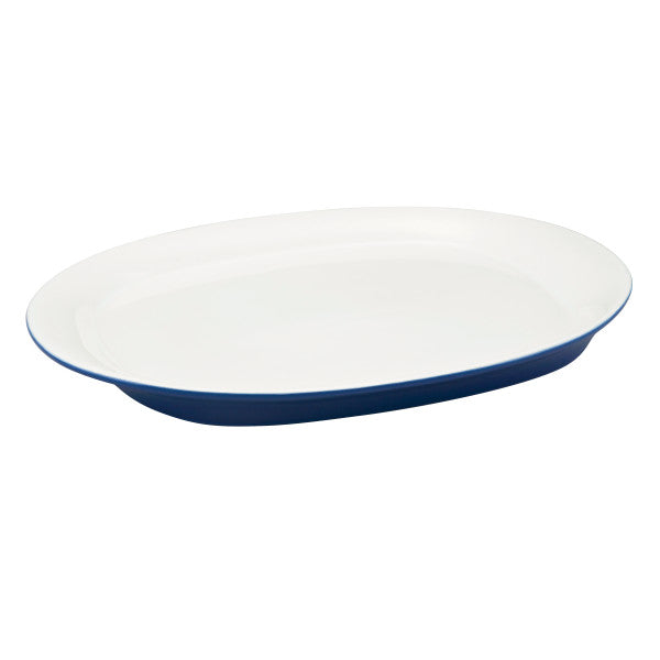 Ceramic Round and Square Serving Platter , Blue