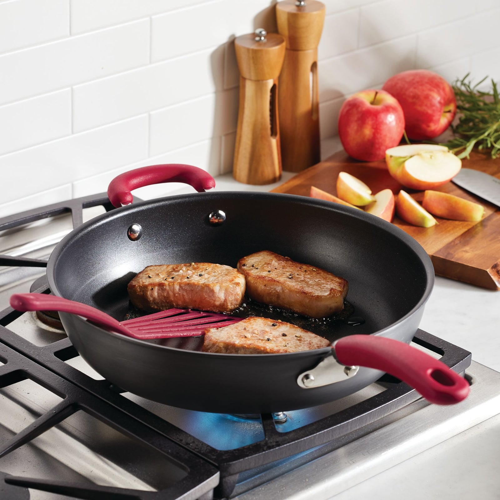 Create Delicious 12.5-Inch Hard Anodized Nonstick Induction Deep