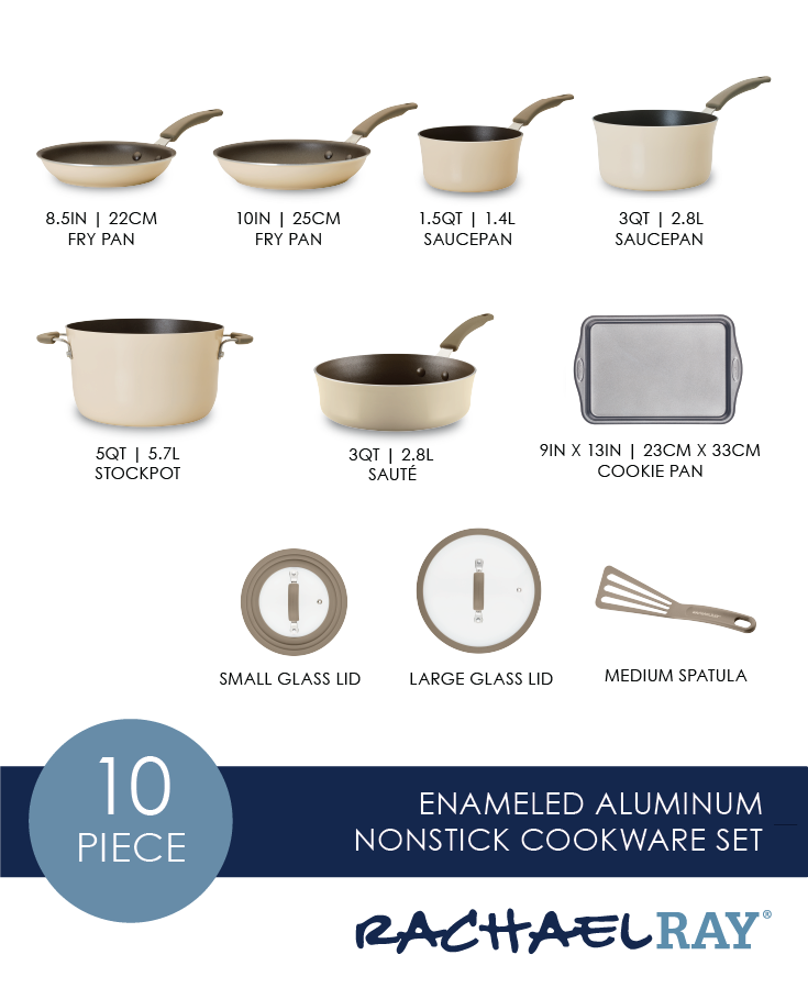 Cook + Create Nonstick Cookware Sets