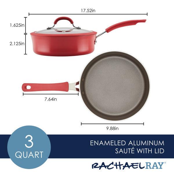 Cook + Create 3-Quart Nonstick Sauté Pan with Lid