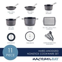 Cook + Create Hard Anodized Nonstick Cookware Sets
