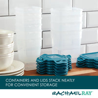 20-Piece Nestable Storage Containers