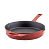 Premium RUST-RESISTANT™ Cast Iron Skillet | Red