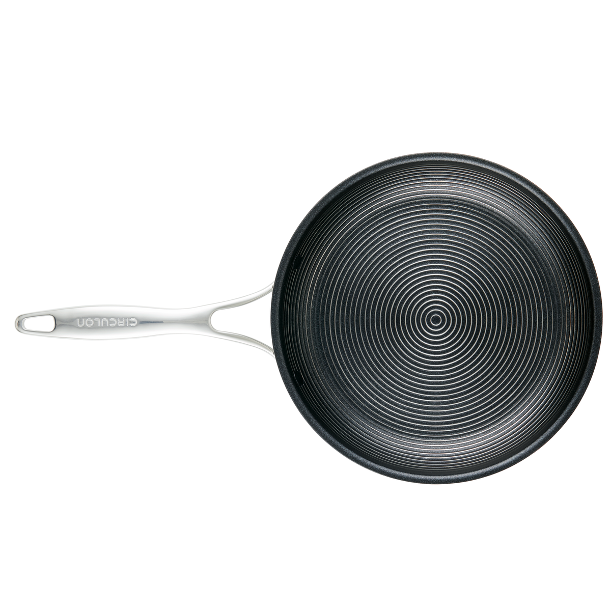 2-Piece Clad Stainless Steel Hybrid Nonstick Frying Pan Set