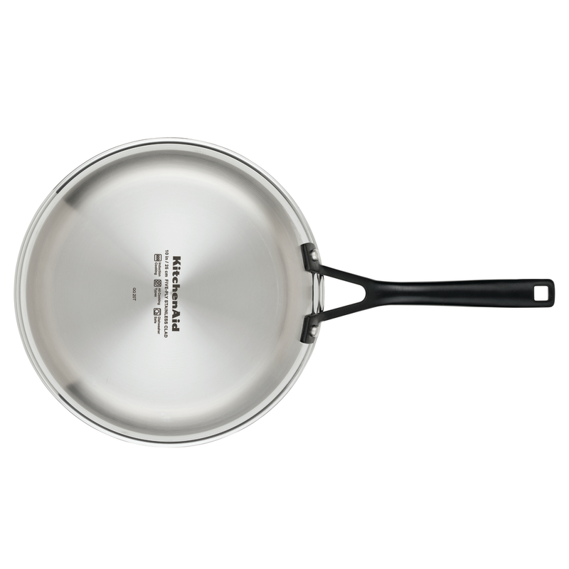 2-Piece 5-Ply Clad Stainless Steel Frying Pan Set
