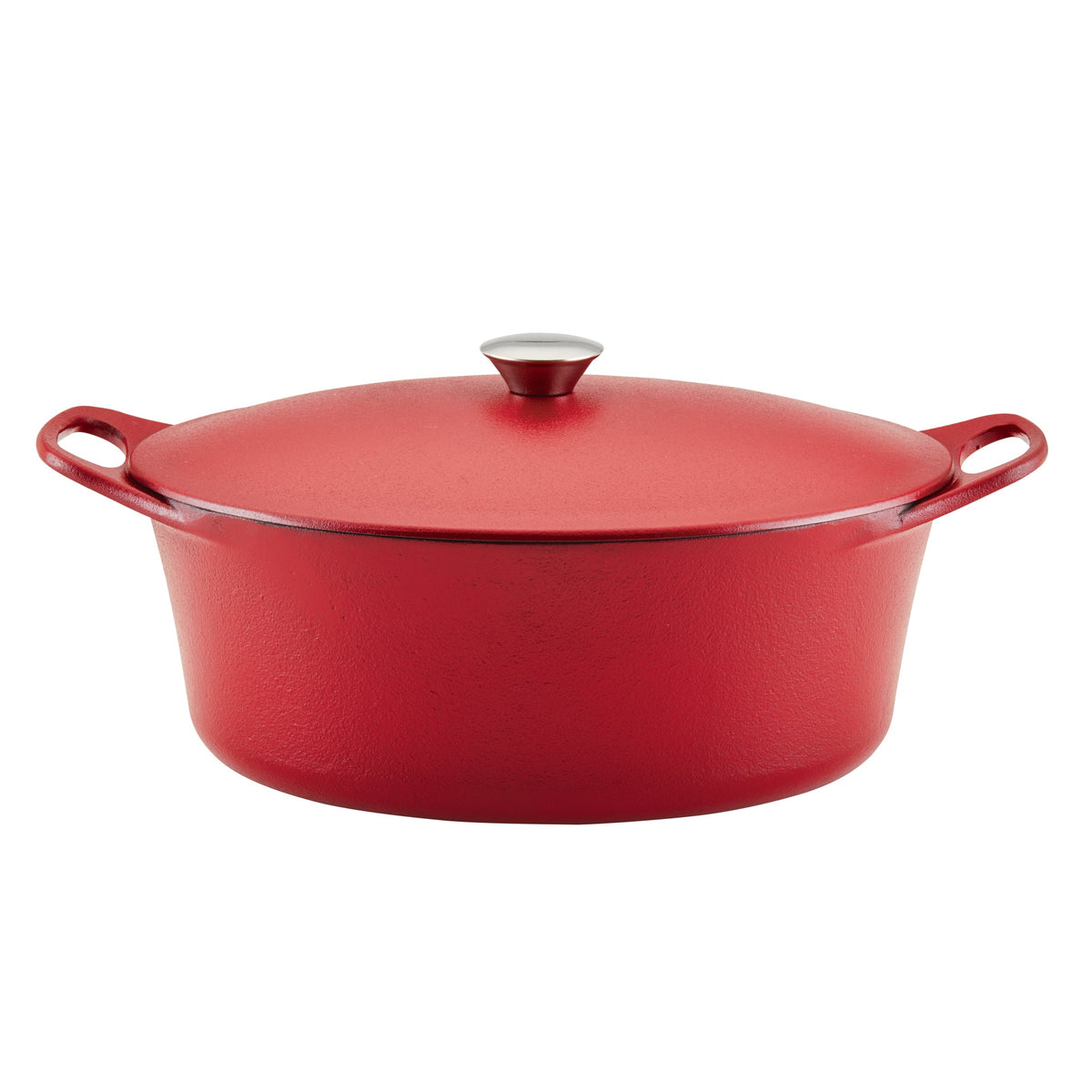 Premium RUST-RESISTANT™ Cast Iron Dutch Oven | Red