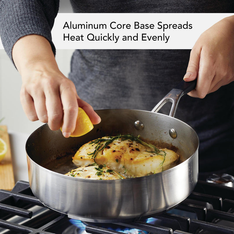 10-Piece Stainless Steel Cookware Set