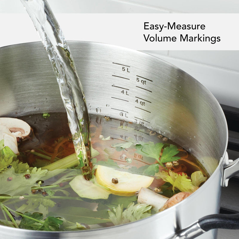 10-Piece Stainless Steel Cookware Set