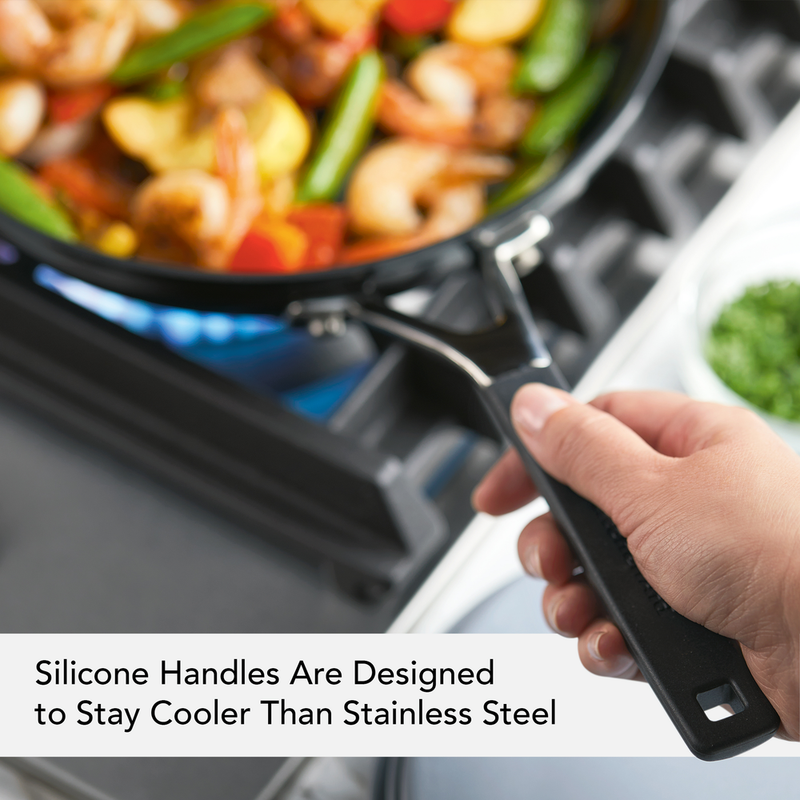 2-Piece Stainless Steel Nonstick Frying Pan Set