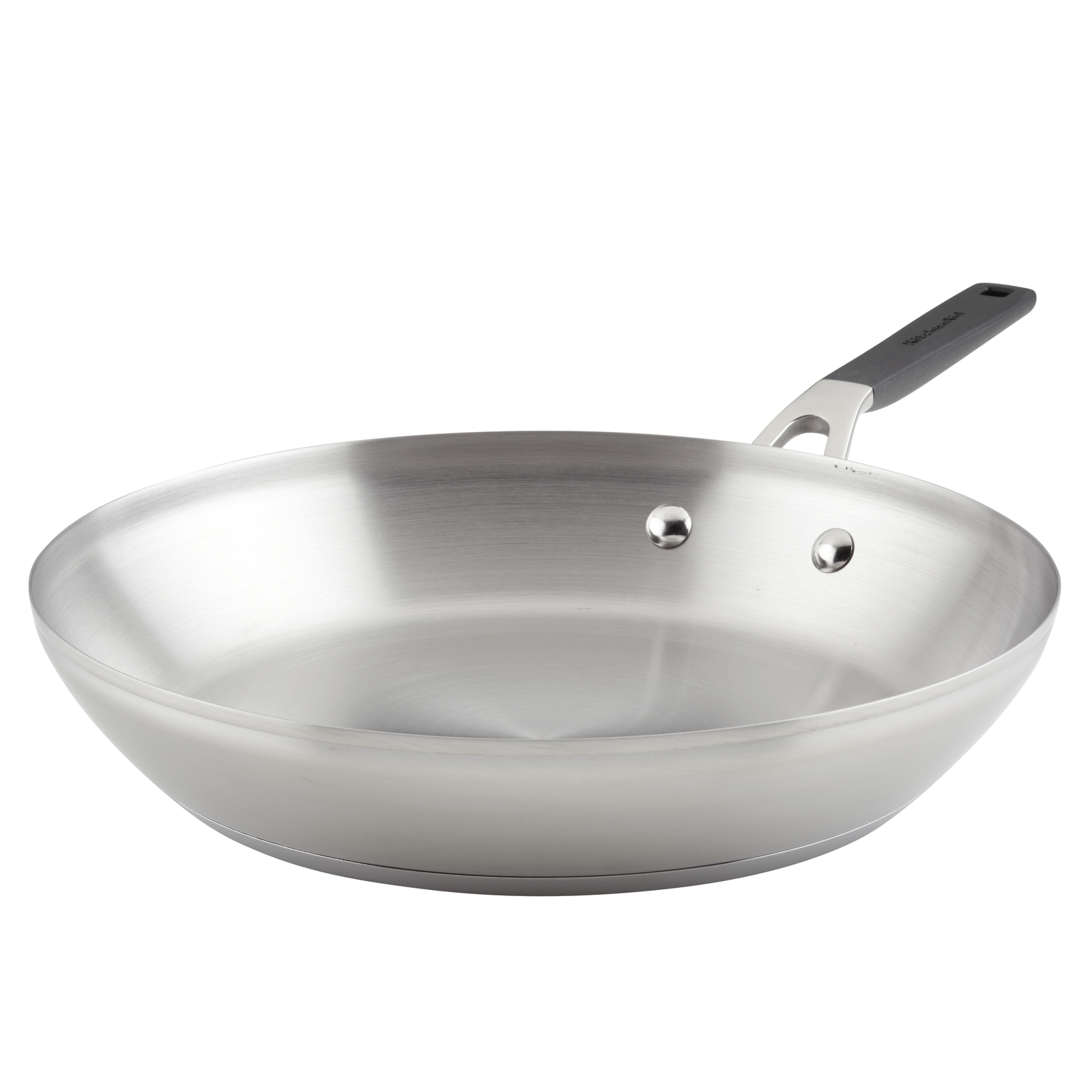 Stainless Steel 12-Inch Frying Pan – PotsandPans