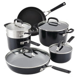 Hard-Anodized Nonstick 10-Piece Cookware Set